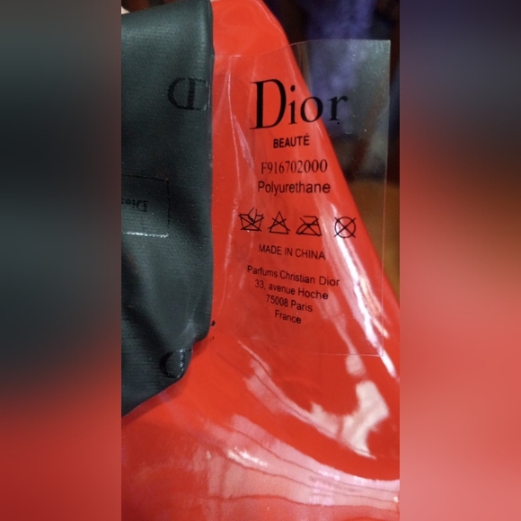 Vintage Red Dior Makeup Pouch - Picture 10 of 16
